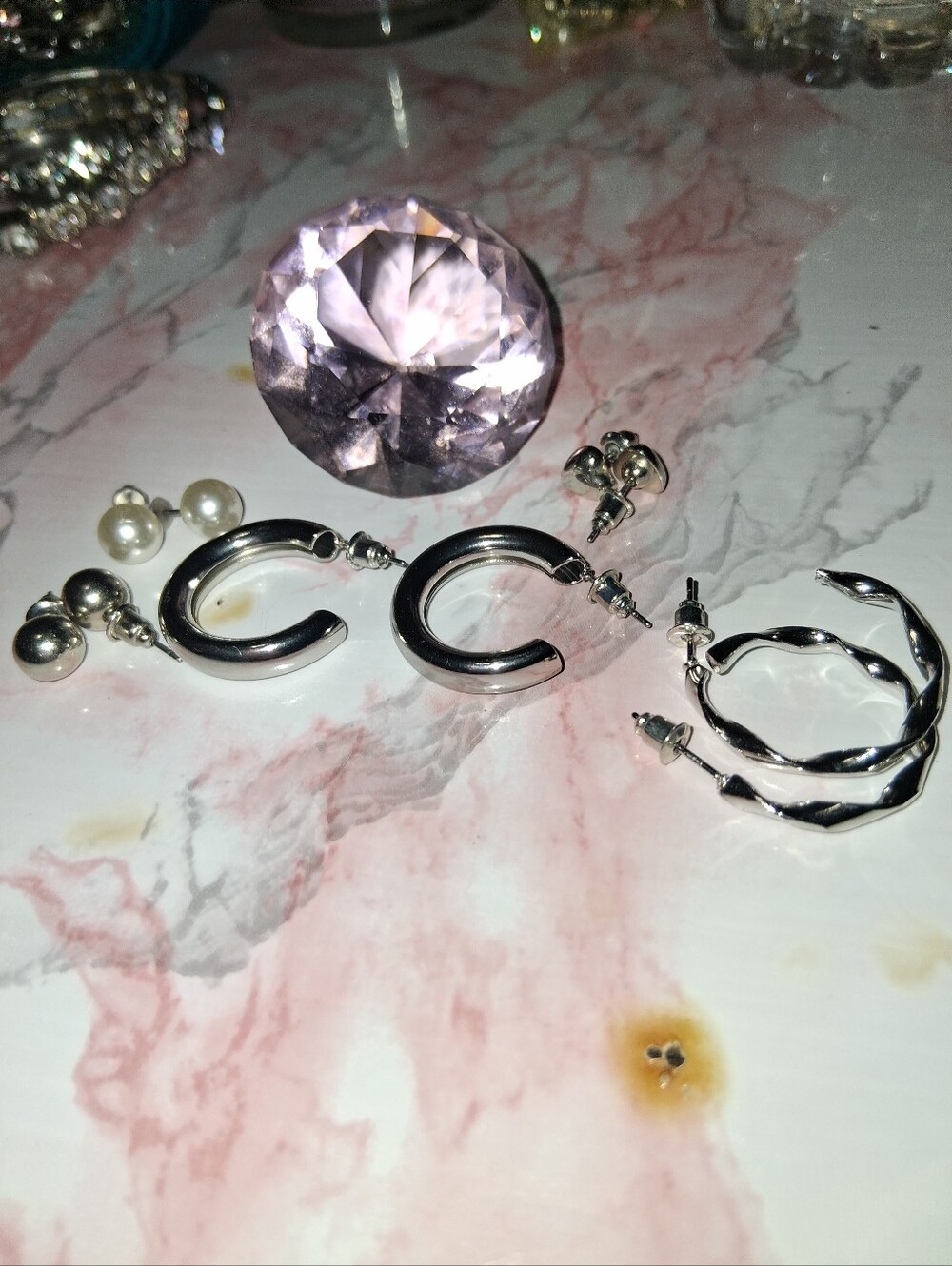 Silver Hoop Earrings - Classic Silver Women Jewelry